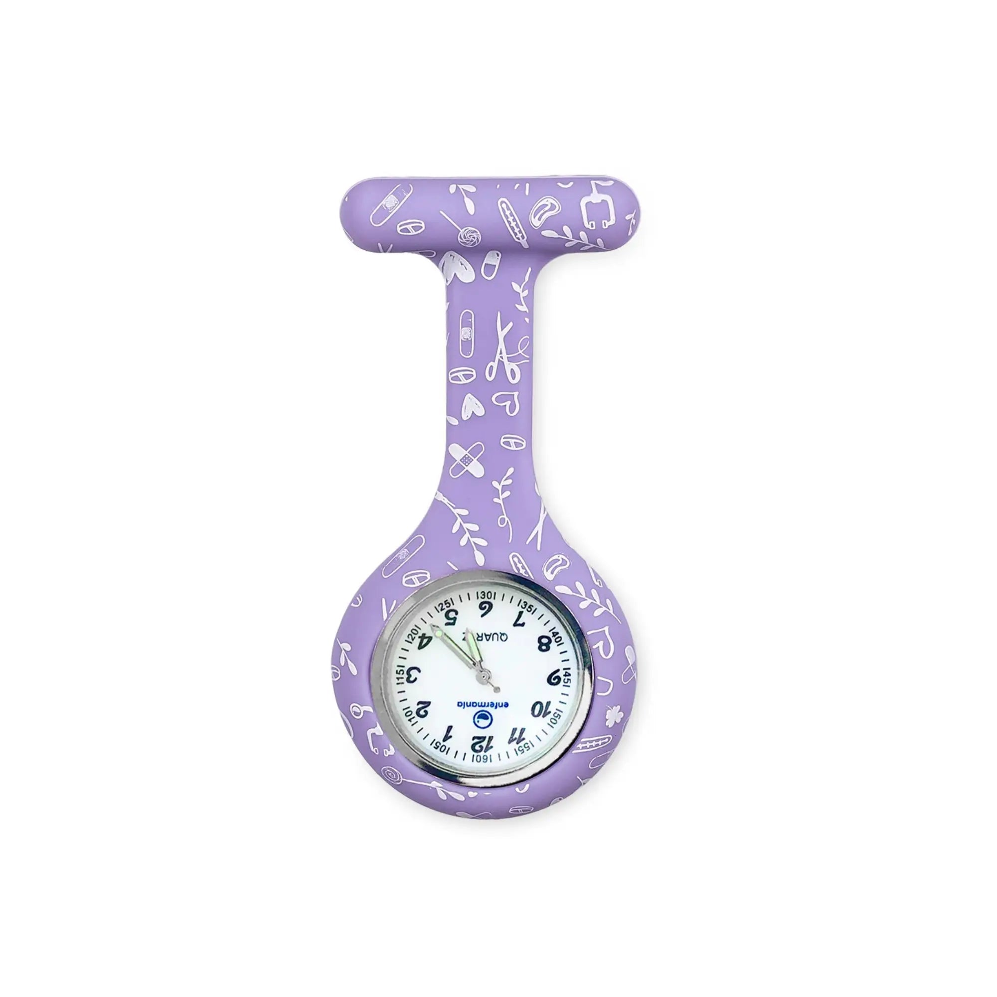Montre analogique avec boîtier en silicone imprimé infirmière - Plusieurs coloris - My Blouse My Blouse 