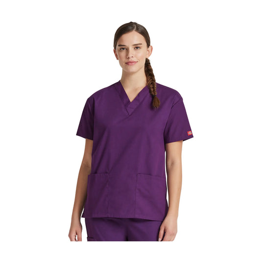 Montreuil - V-neck tunic - Women - Dickies Dickies  Aubergine-XXXL