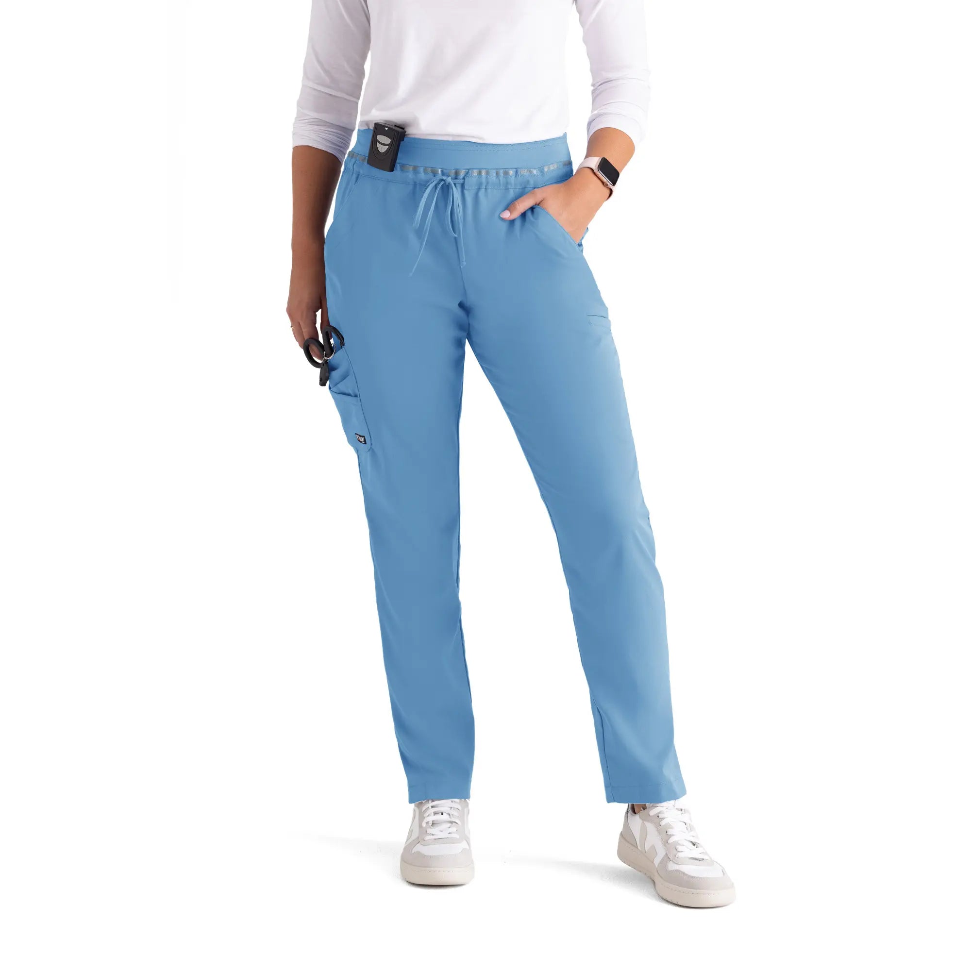Nairobi - Pantalon médical confort - Femme - Grey’s Anatomy Stretch Grey’s Anatomy  Bleu Ciel / XL