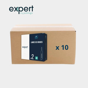 Pack 9+1 boîtes de 100 lames de gouges stériles - Expert by My Podologie Expert 