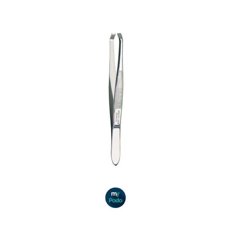 Pince à épiler forme crabe - Longueur : 9 cm - Inox brillant My Podologie 
