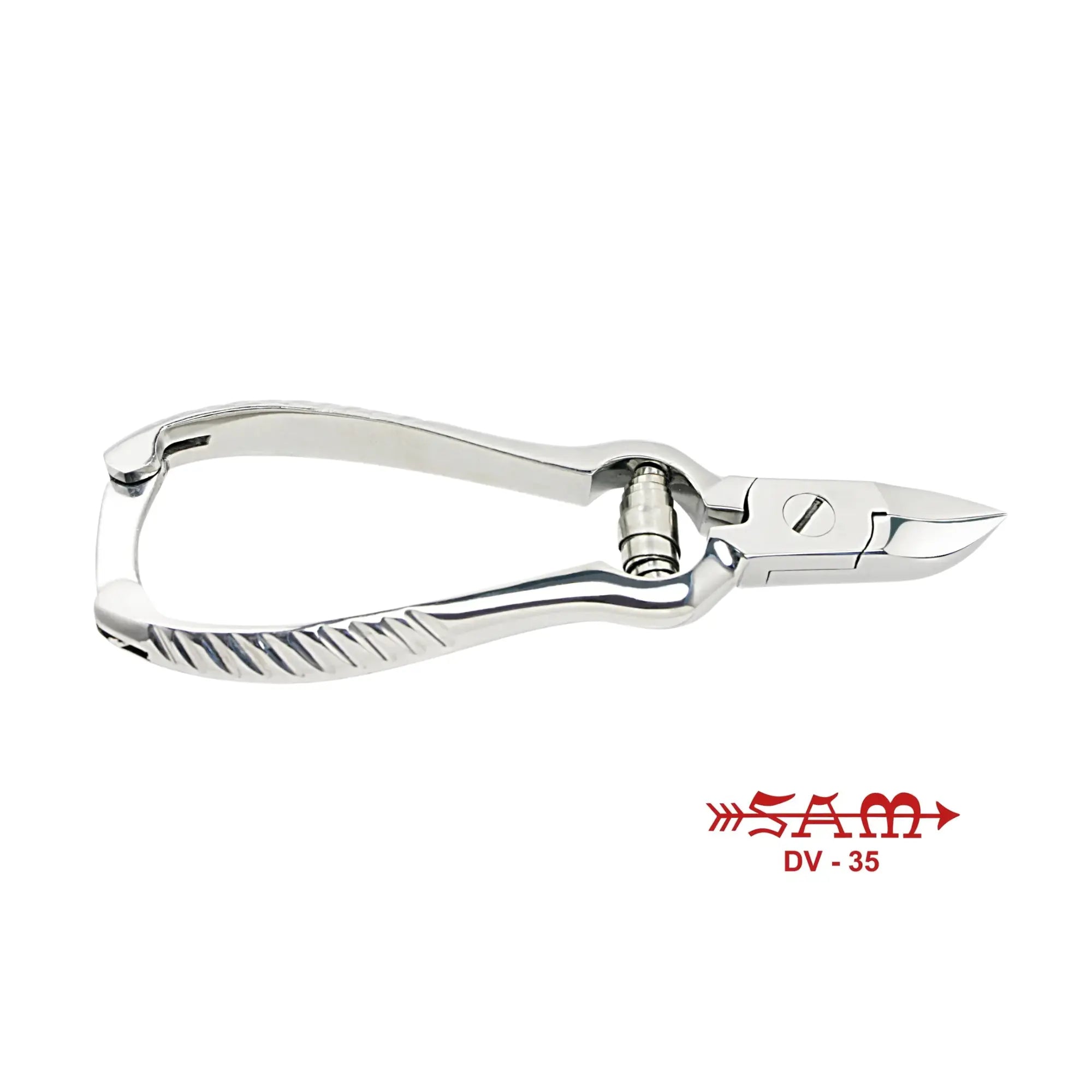 Pince à ongles - Acier inoxydable - Finition satinée - Coupe concave - Mors effilés - 14 cm - Sam Sam