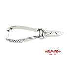 Alicates para uñas - Acero inoxidable - Acabado satinado - Corte cóncavo - Mordazas cónicas - 14 cm - Sam