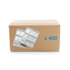 Bandejas desechables para cuidados con compartimentos - 3 tamaños - Caja de 400