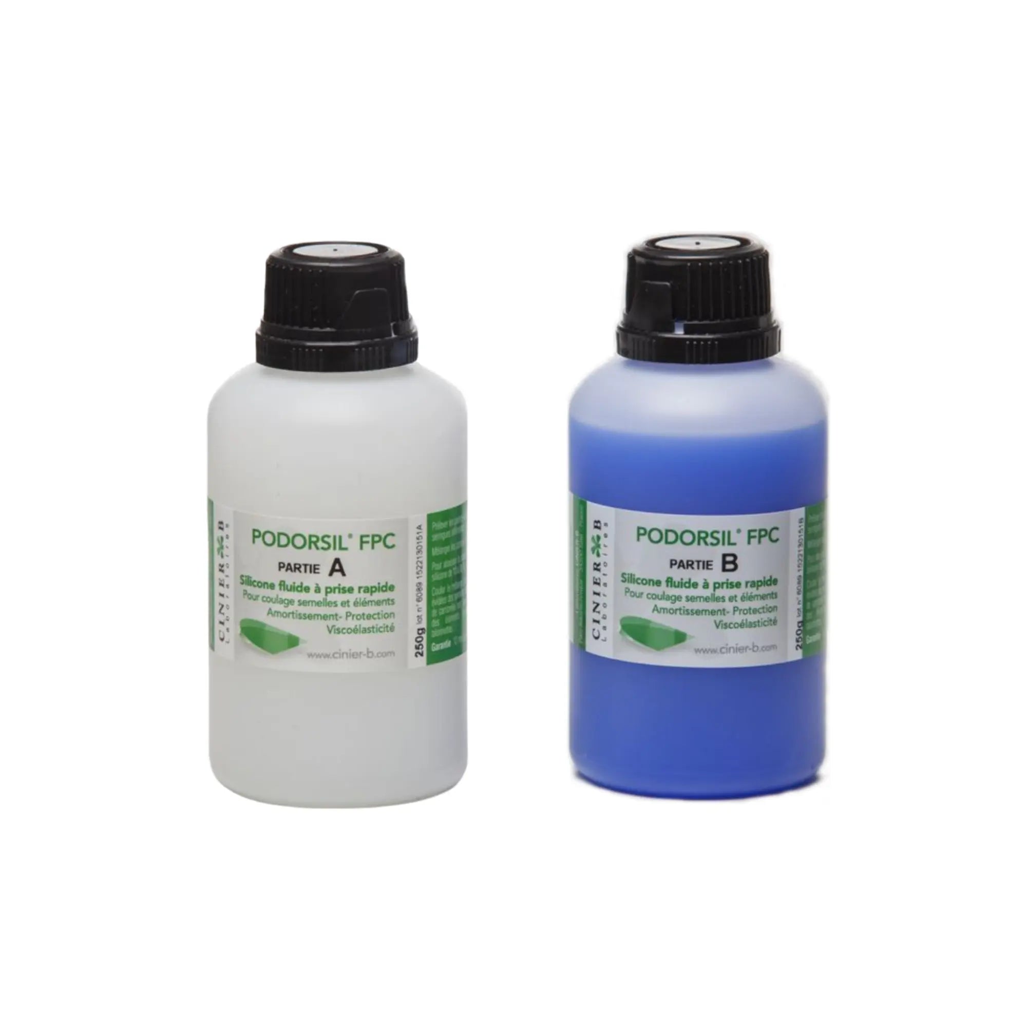 Podorsil FPC A+B - Silicone orthoplastie fluide - 2x250 ml - Podorsil Podorsil