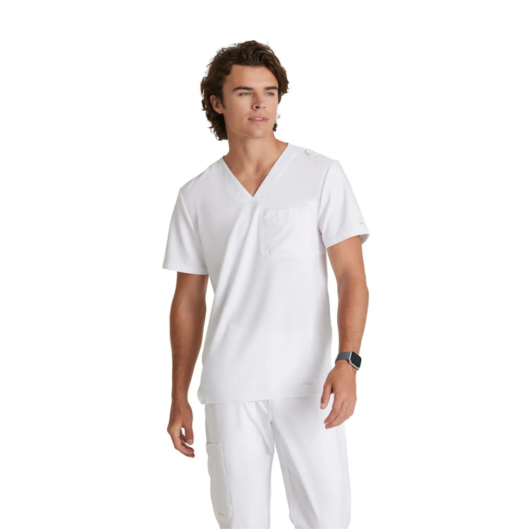 Prague - Tunique col V - Homme - Grey’s Anatomy Evolve Grey’s Anatomy  Blanc / XL