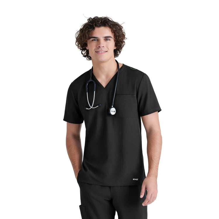 Prague - Tunique col V - Homme - Grey’s Anatomy Evolve Grey’s Anatomy  Noir / XL