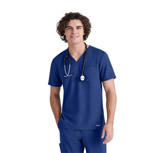 Prague - Tunique col V - Homme - Grey’s Anatomy Evolve Grey’s Anatomy  Bleu Marine / XL