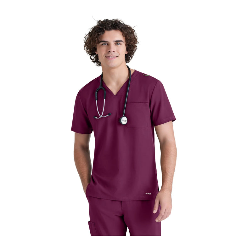 Prague - Tunique col V - Homme - Grey’s Anatomy Evolve Grey’s Anatomy  Bordeaux / XL