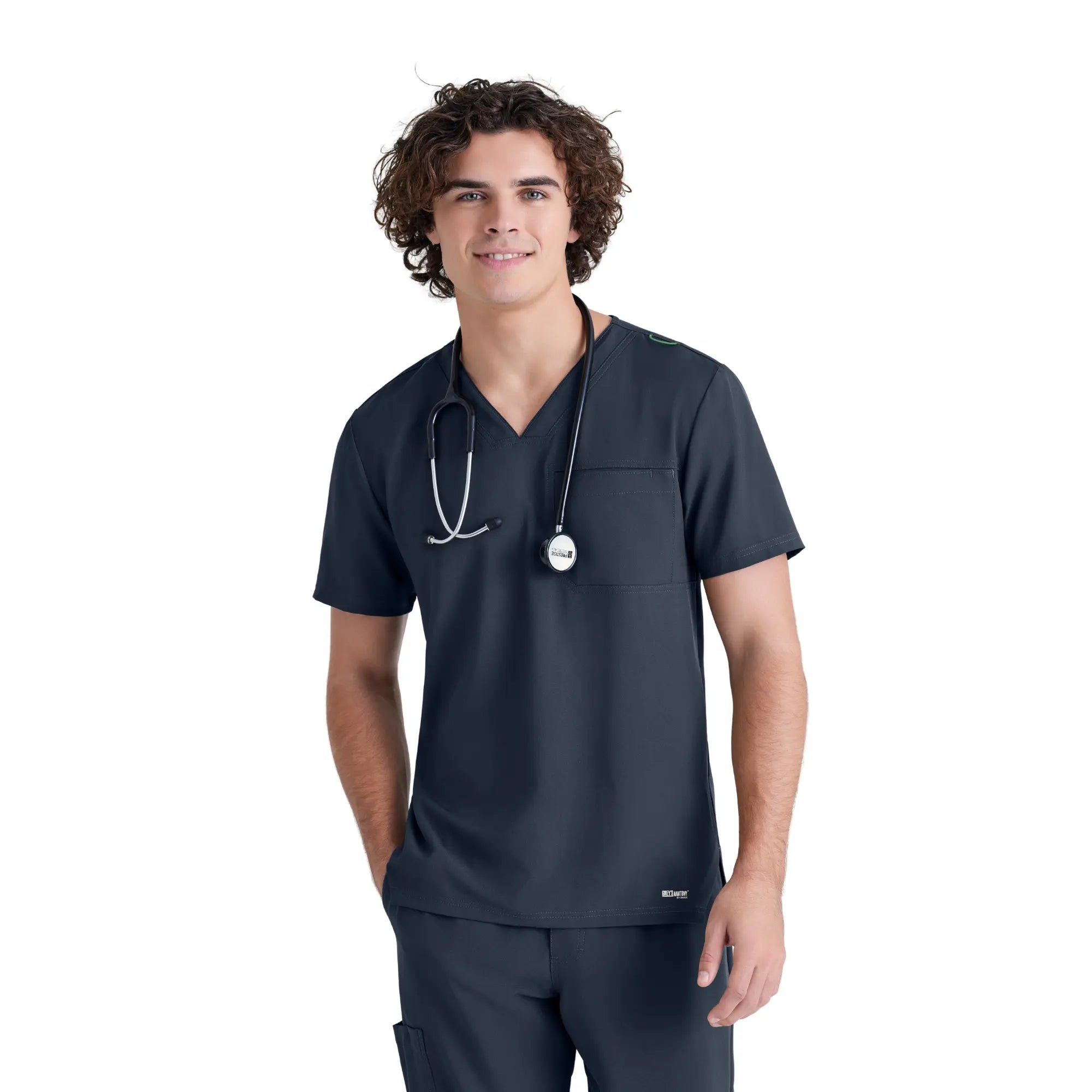 Prague - Tunique col V - Homme - Grey’s Anatomy Evolve Grey’s Anatomy  Gris Anthracite / XL