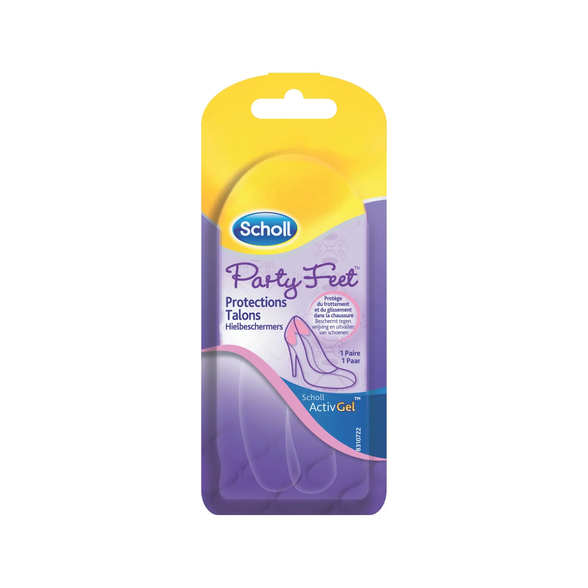 Coussinets en Gel Amortissants pour Talons - 1 paire - Scholl Scholl