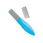 Lima de pedicura con superficie de fricción de acero inoxidable - 19 cm - Credo