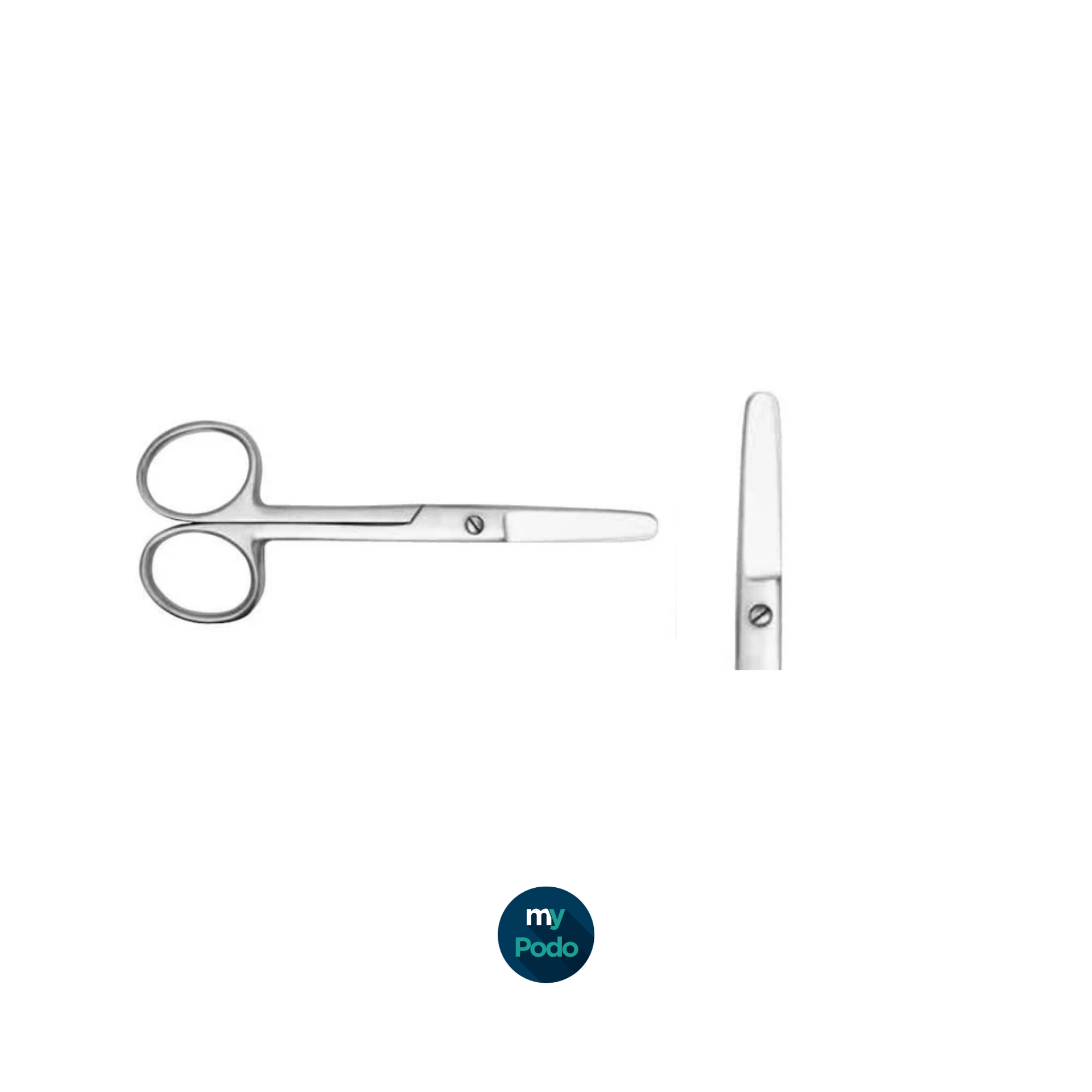 Ciseaux Droits - Bouts Mousses/Mousses - 14cm- My Podologie My Podologie 