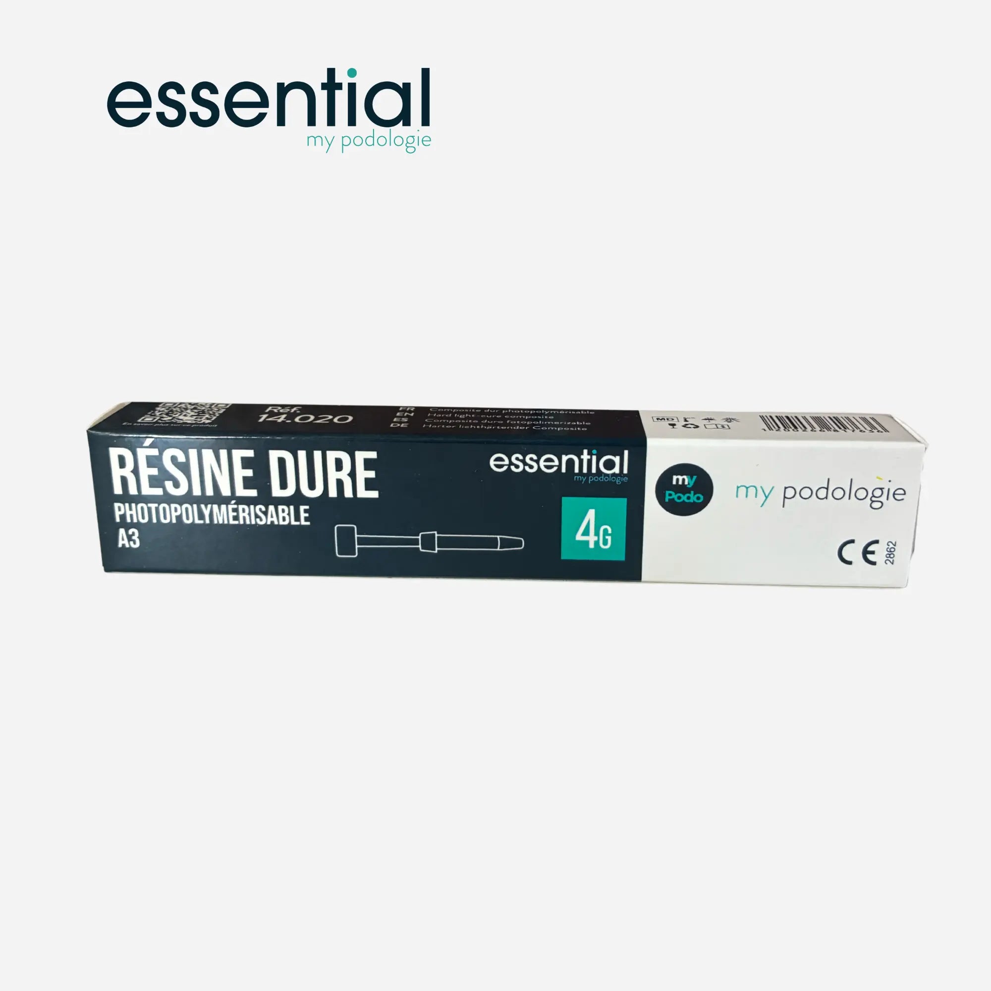 Résine composite dure photopolymérisable pour orthonyxies - 4g Essential 