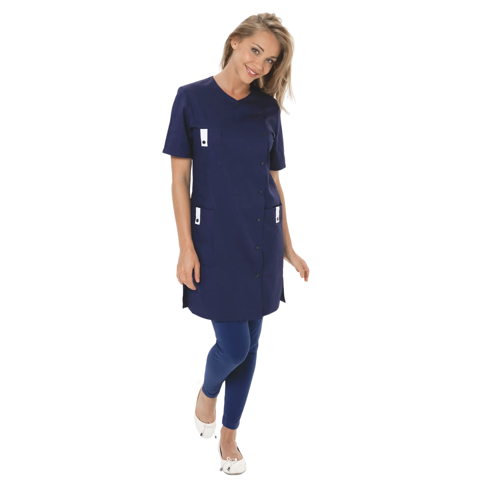 Sofia - Blouse 3/4 - Manches courtes - Femme - 90 cm