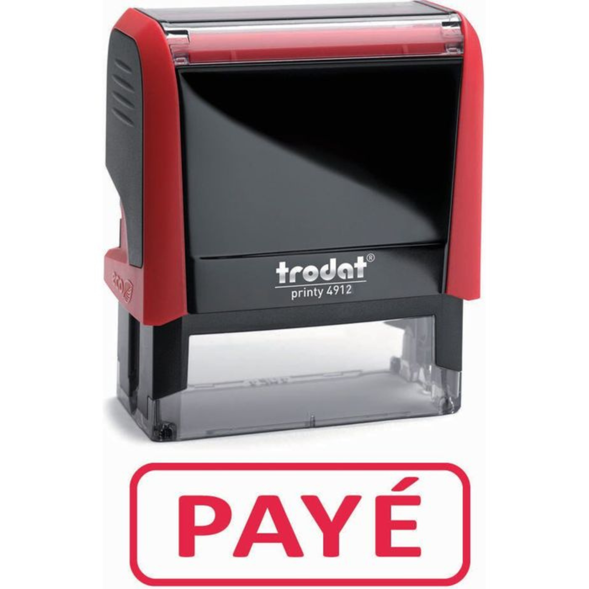 Tampon encreur "Payé" - rouge - Trodat My Podologie 