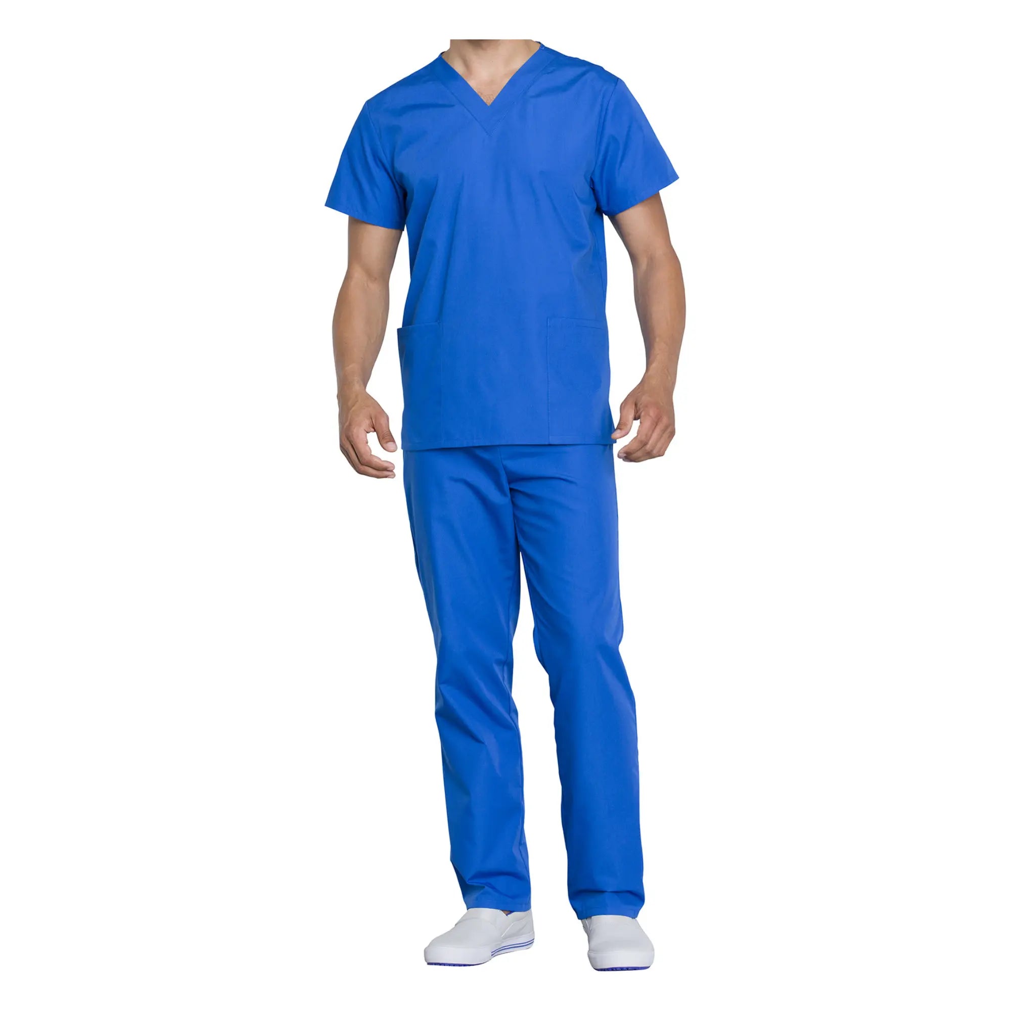 Toulouse - Ensemble médical - Tunique et pantalon - Unisexe - Cherokee Cherokee Authentic Workwear  Bleu-Roi-3XL