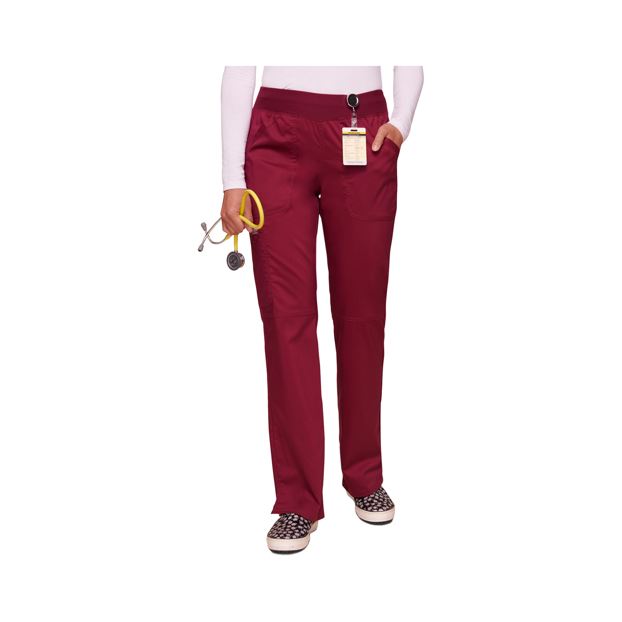 Villeurbanne - Pantalon droit taille mi-haute - Femme - Cherokee Cherokee Authentic Workwear 