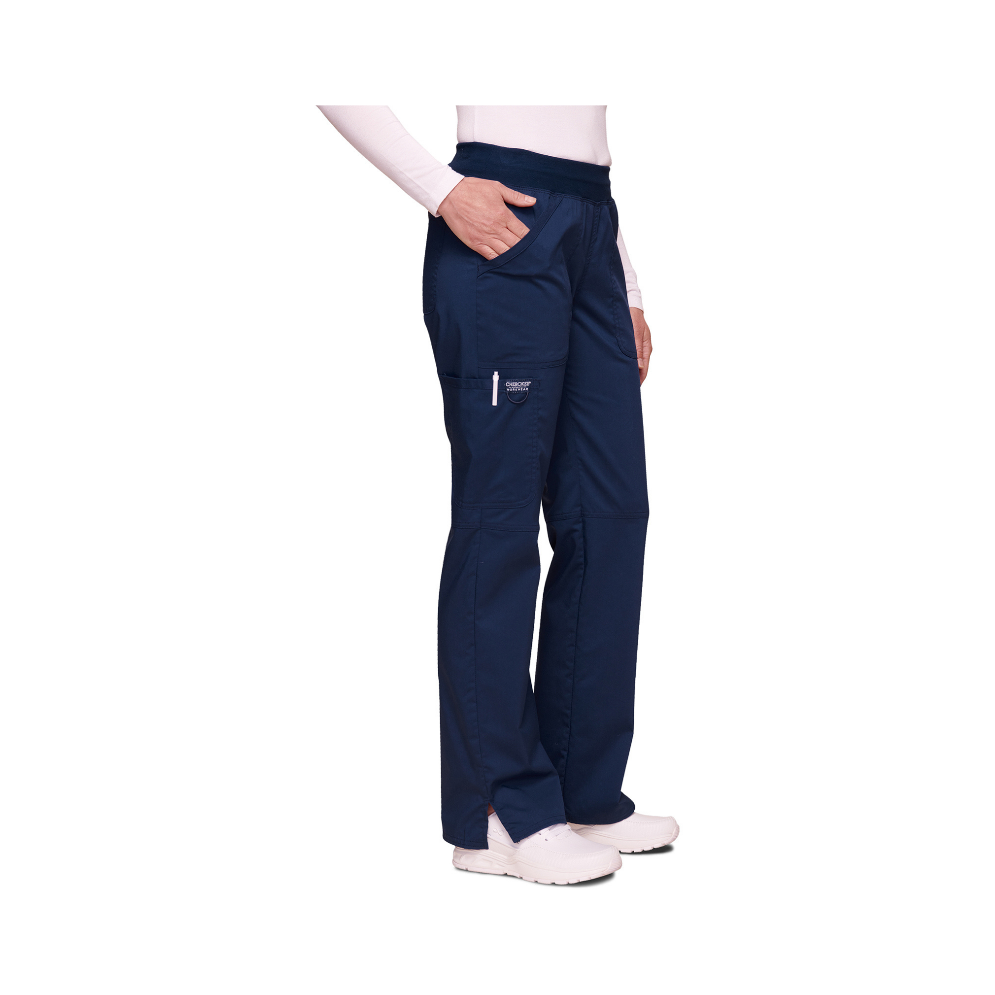 Villeurbanne - Pantalon droit taille mi-haute - Femme - Cherokee Cherokee Authentic Workwear 