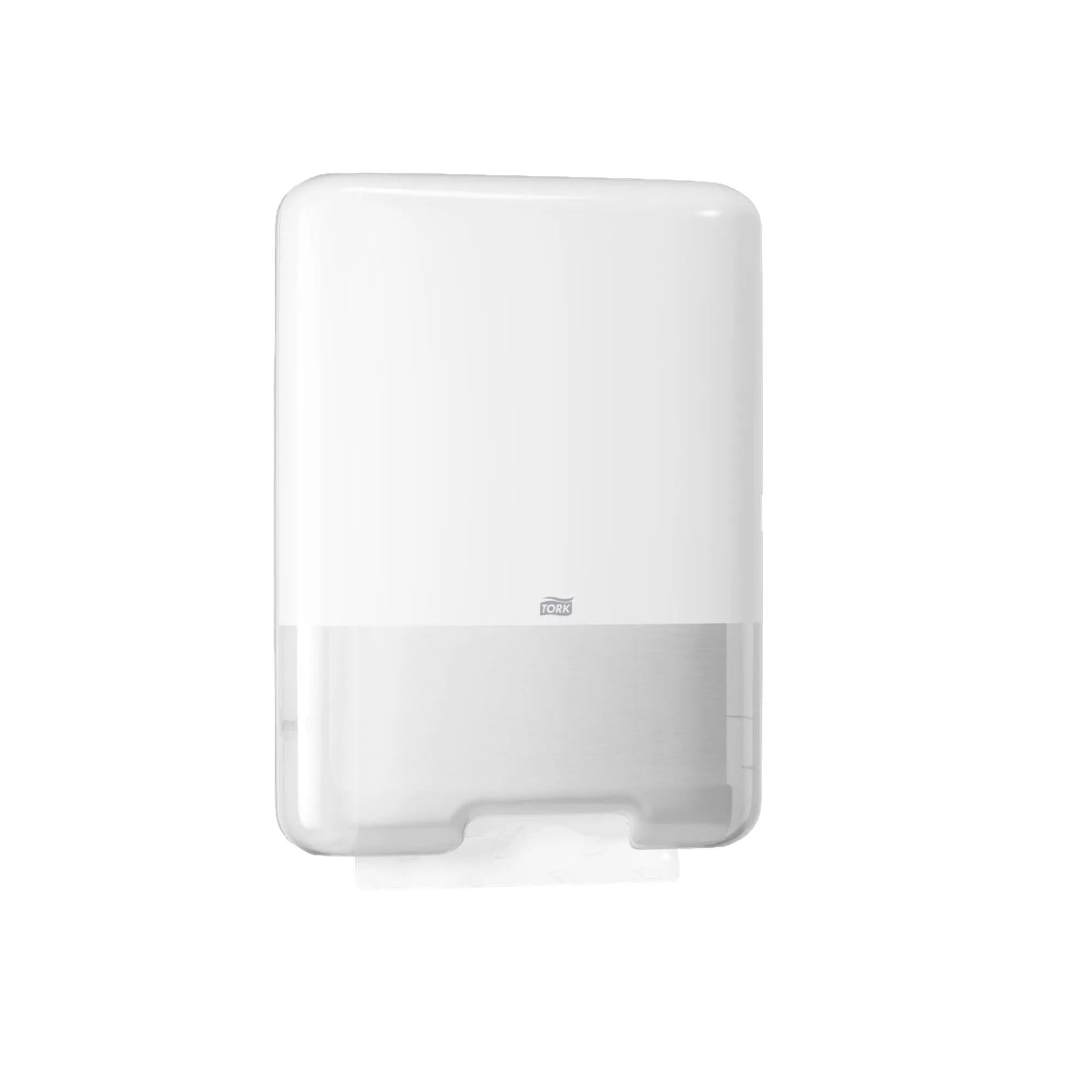 Distributeur blanc d'essuie-mains papier - Système H3 - Pliage C/Z - Tork - My Podologie